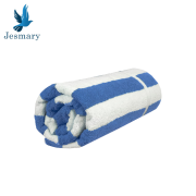 KHĂN HỒ BƠI SỌC TRẮNG XANH, CÓ THÊU LOGO THEO YÊU CẦU